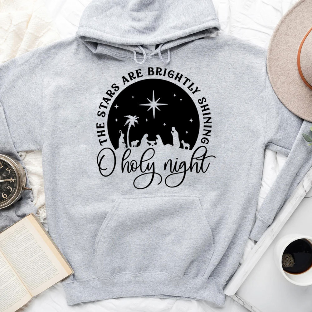O Holy Night Nativity Christmas Hoodie