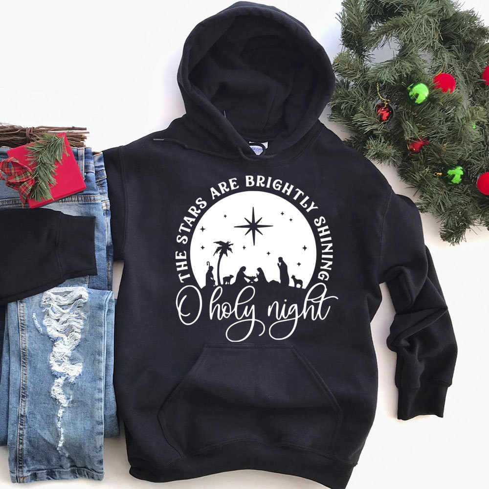 O Holy Night Nativity Christmas Hoodie