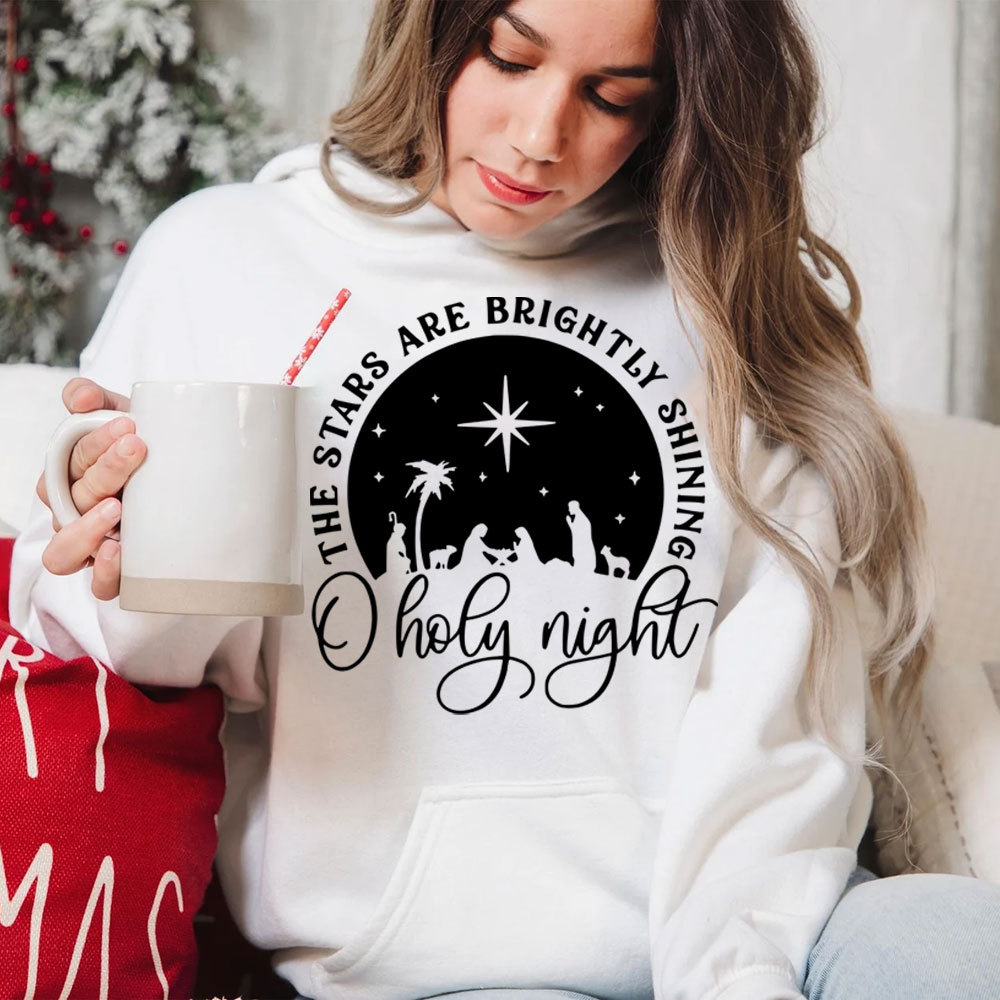 O Holy Night Nativity Christmas Hoodie