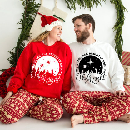 O Holy Night Nativity Christmas Sweatshirt