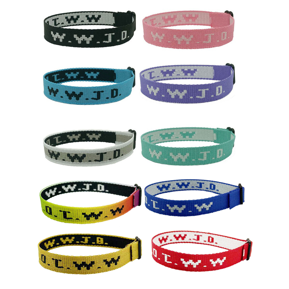 WWJD Braided Bracelet