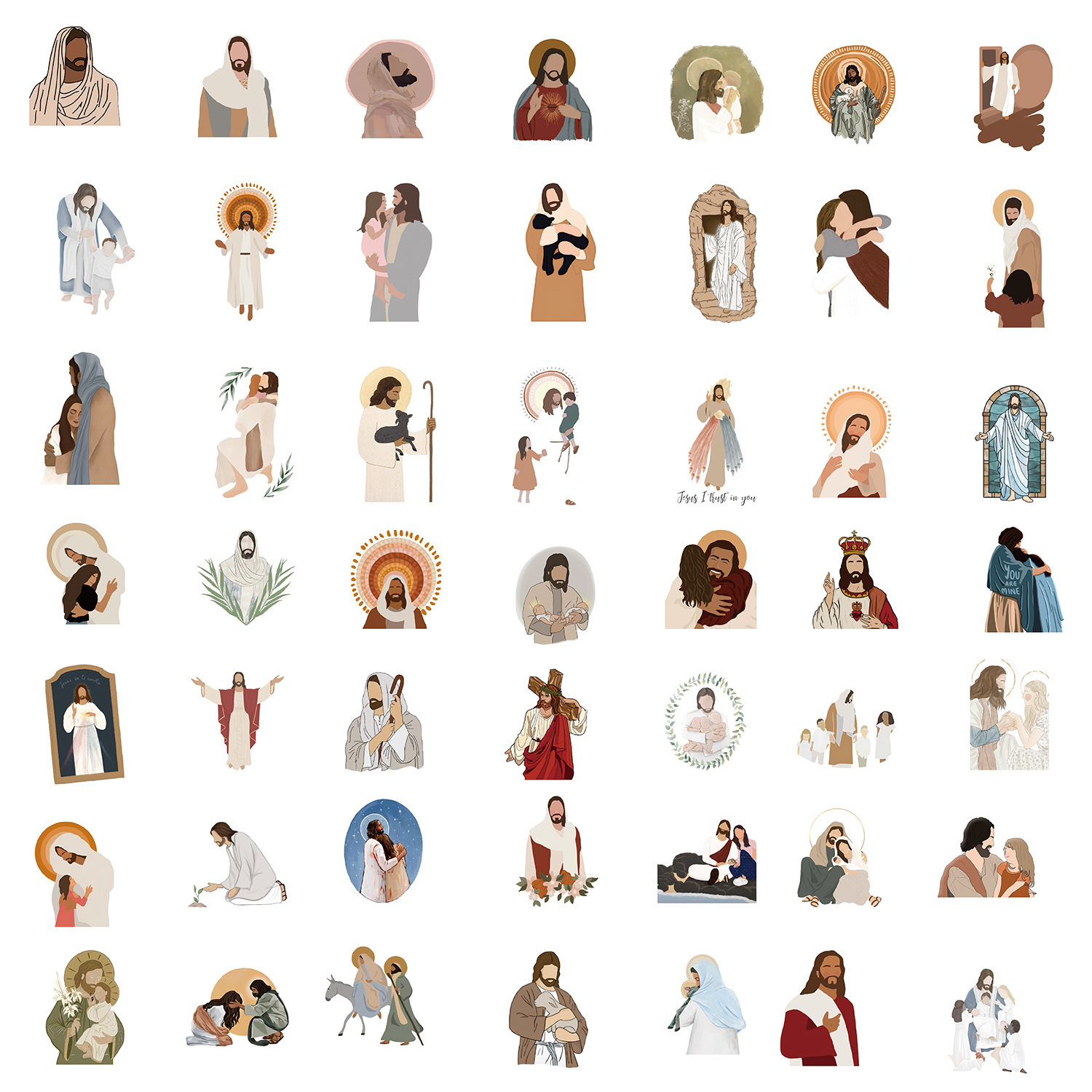 Christian Sticker Pack Group