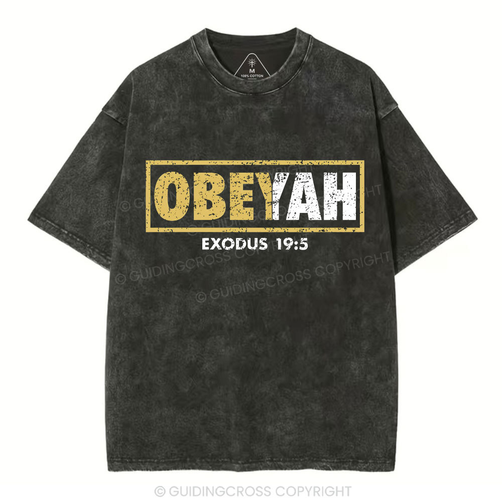 Obeyah Chirstian Washed T-Shrit