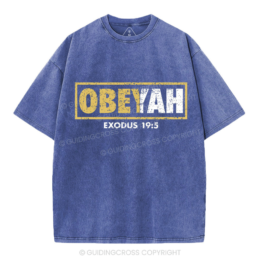 Obeyah Chirstian Washed T-Shrit