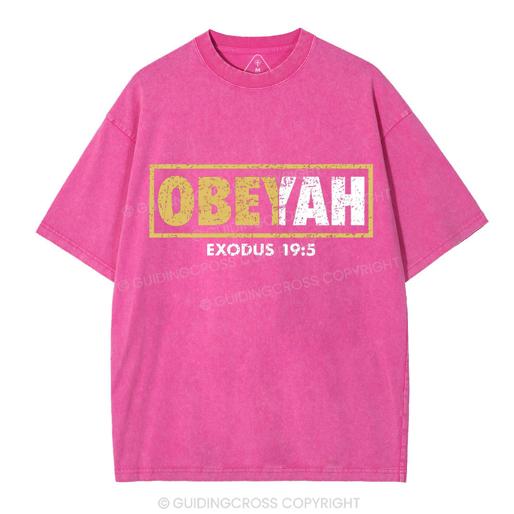 Obeyah Chirstian Washed T-Shrit