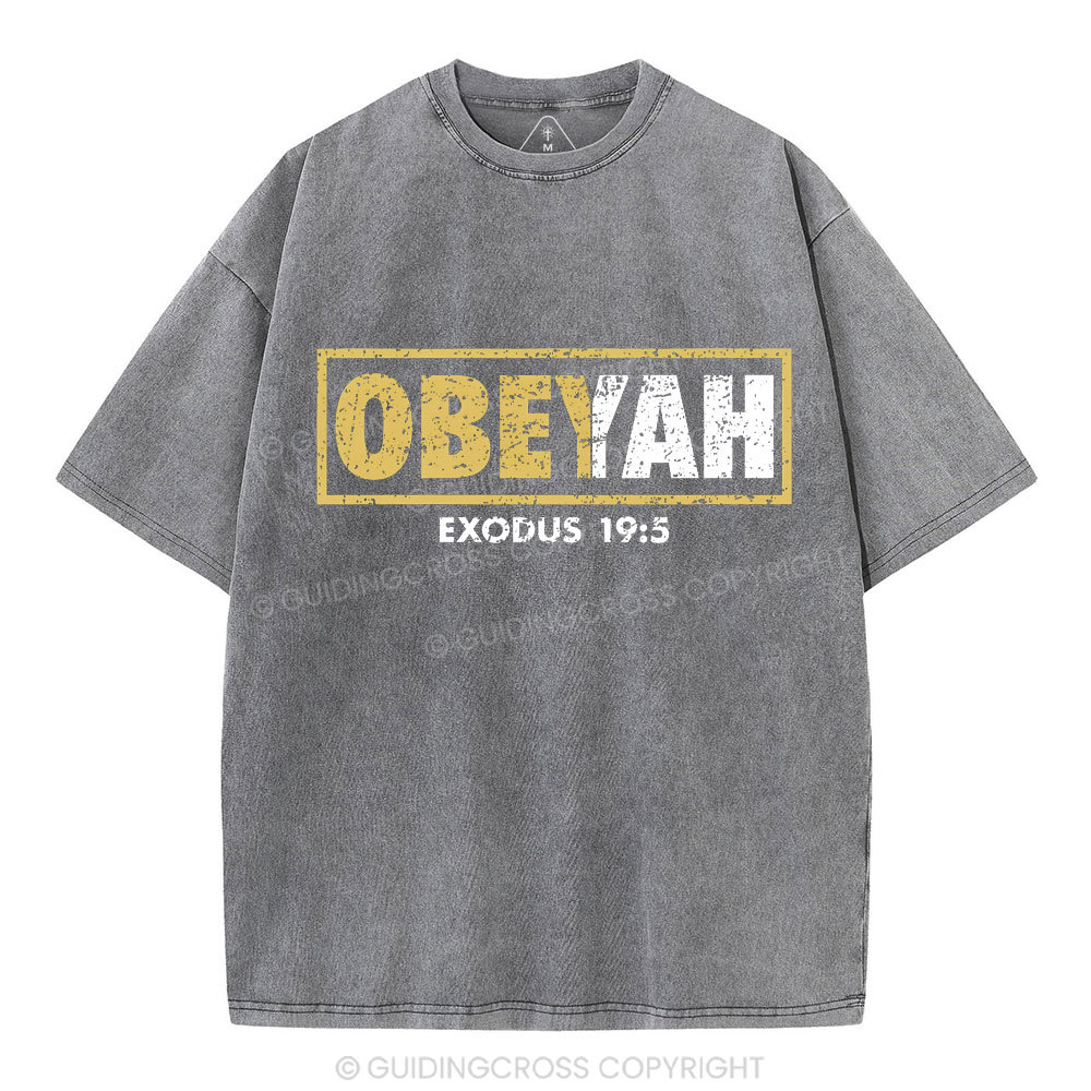 Obeyah Chirstian Washed T-Shrit