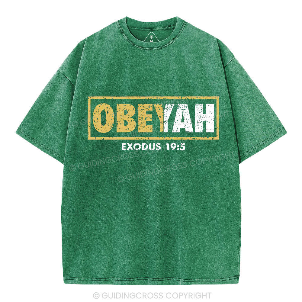 Obeyah Chirstian Washed T-Shrit