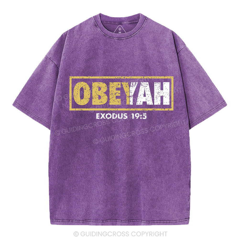 Obeyah Chirstian Washed T-Shrit