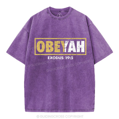 Obeyah Chirstian Washed T-Shrit