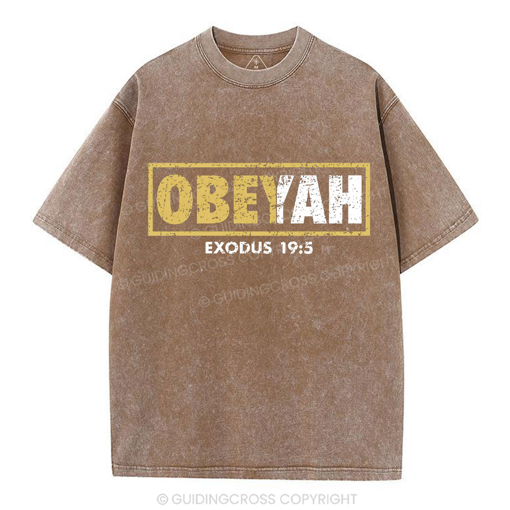 Obeyah Chirstian Washed T-Shrit