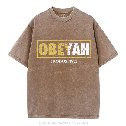Obeyah Chirstian Washed T-Shrit