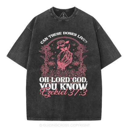 Oh Lord God You Know Christian Washed T-Shirt