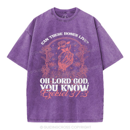 Oh Lord God You Know Christian Washed T-Shirt