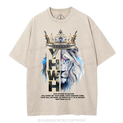 On Earth As It Is In Heaven Christian Washed T-Shirt