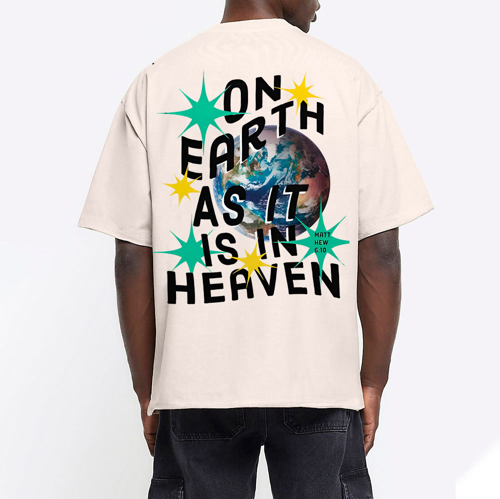 On Earth Christian Washed T-Shirt