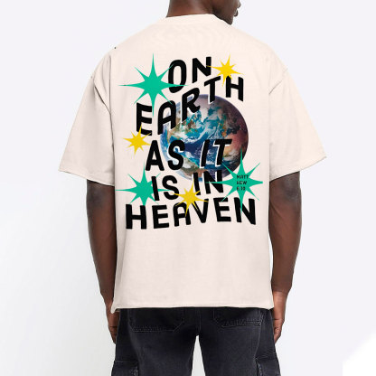 On Earth Christian Washed T-Shirt