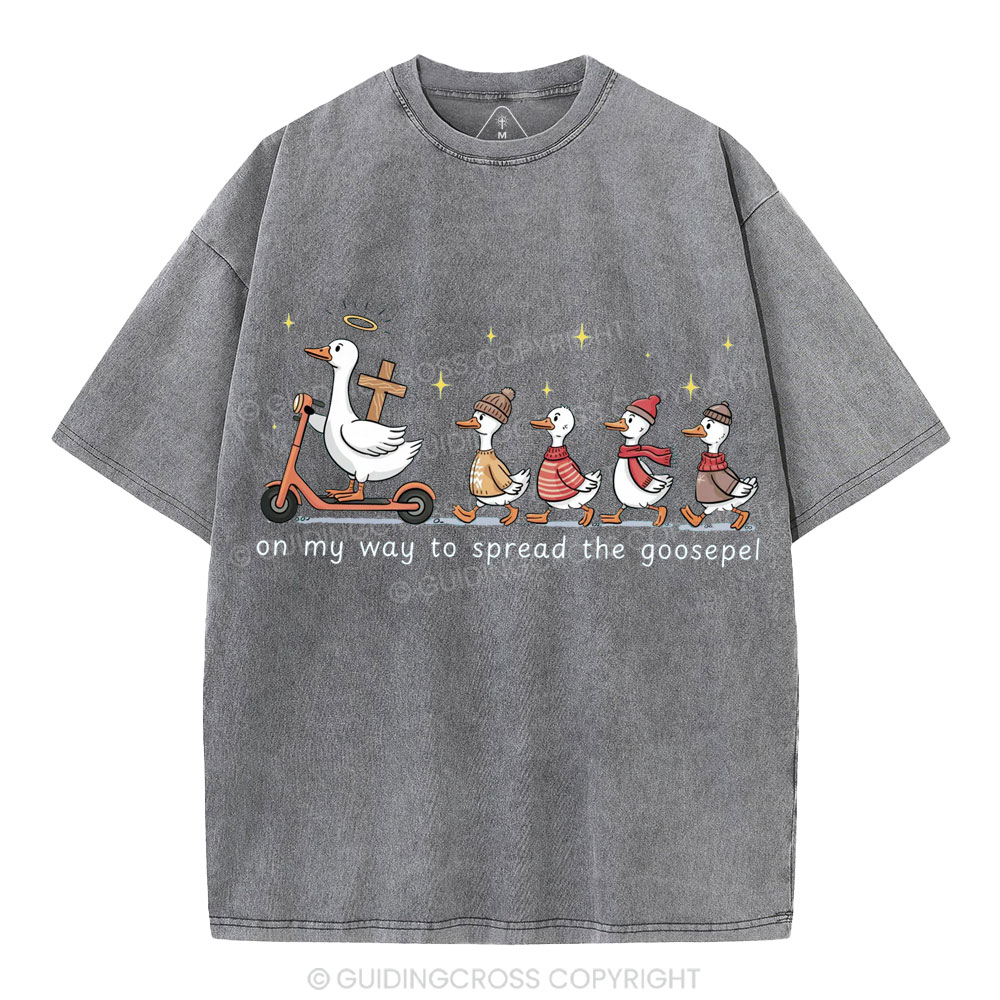 Know Jesus Know Peace Christian Washed T-Shirt Sale - GuidingCross