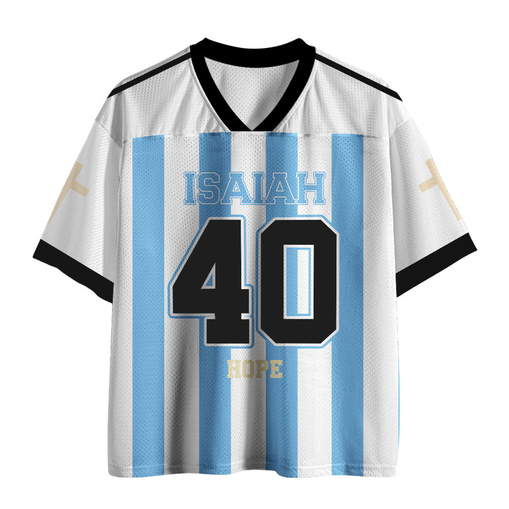 On Wings Like Eagles Christian Mesh Jersey