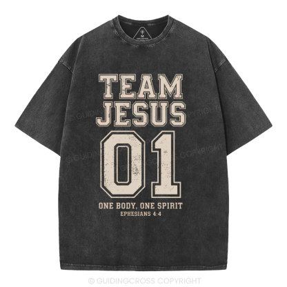 One Body One Spirit Christian Washed T-Shirt