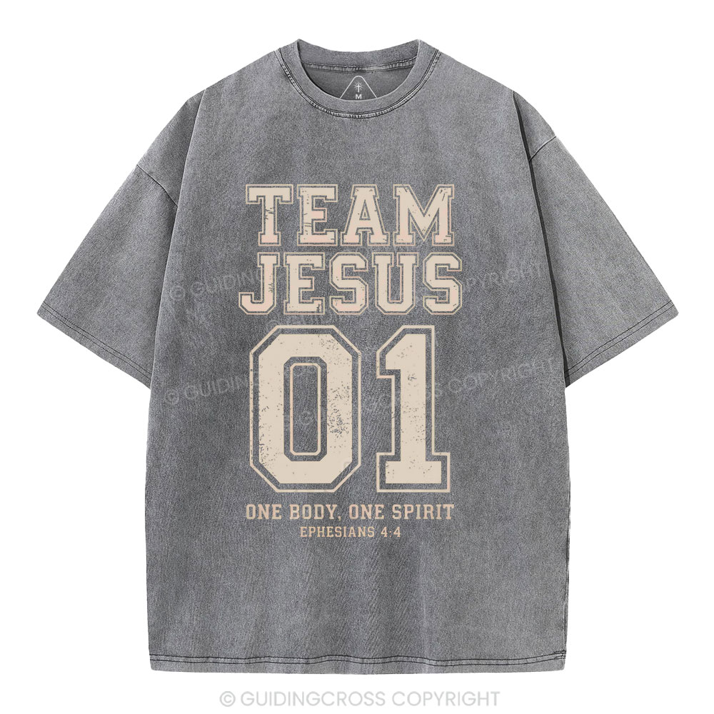 One Body One Spirit Christian Washed T-Shirt