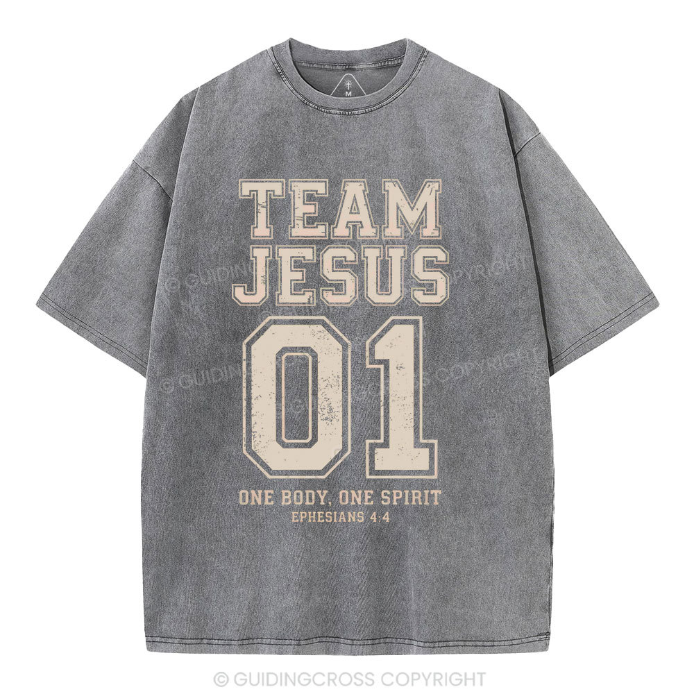 One Body One Spirit Christian Washed T-Shirt