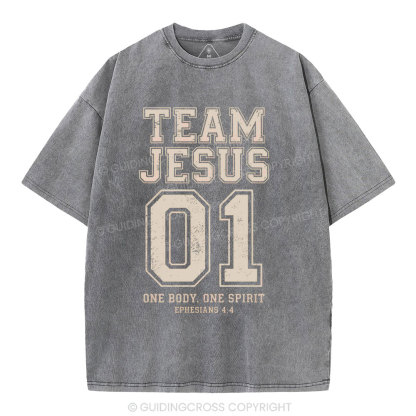One Body One Spirit Christian Washed T-Shirt