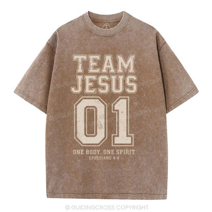 One Body One Spirit Christian Washed T-Shirt