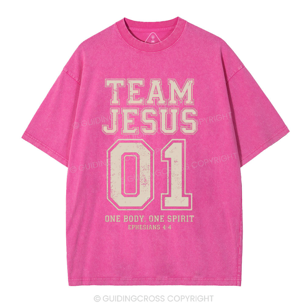 One Body One Spirit Christian Washed T-Shirt