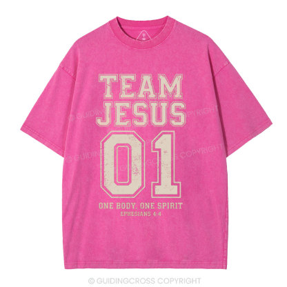 One Body One Spirit Christian Washed T-Shirt