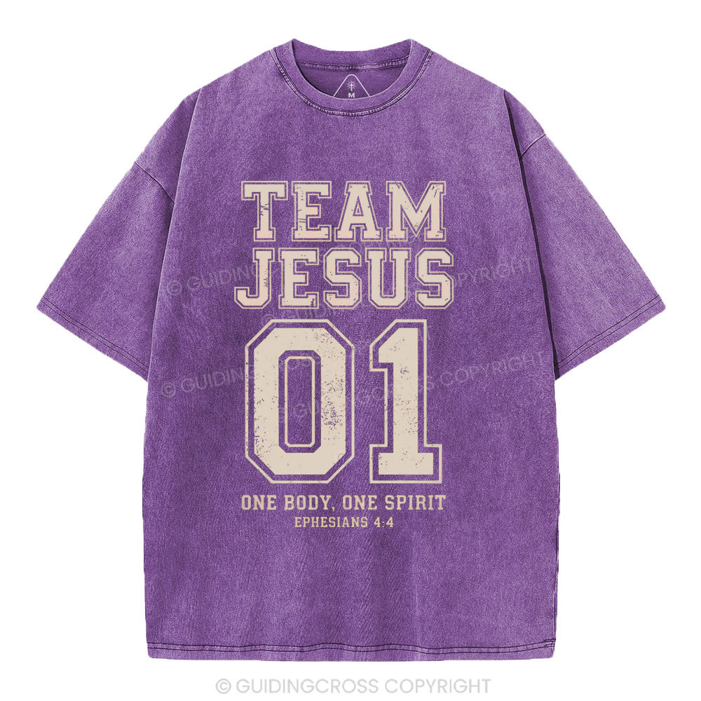 One Body One Spirit Christian Washed T-Shirt