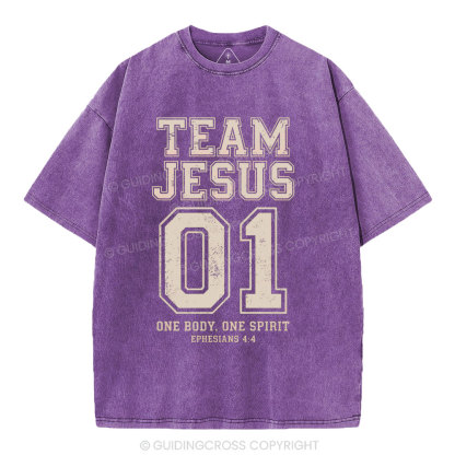 One Body One Spirit Christian Washed T-Shirt
