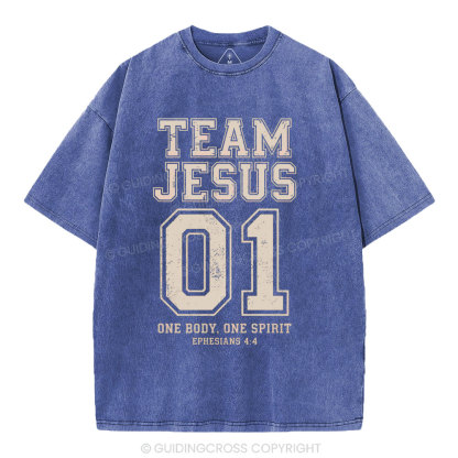 One Body One Spirit Christian Washed T-Shirt