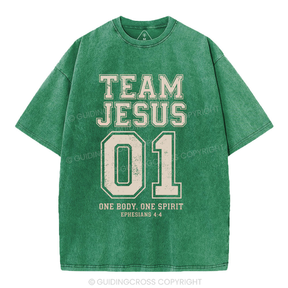 One Body One Spirit Christian Washed T-Shirt