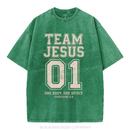 One Body One Spirit Christian Washed T-Shirt