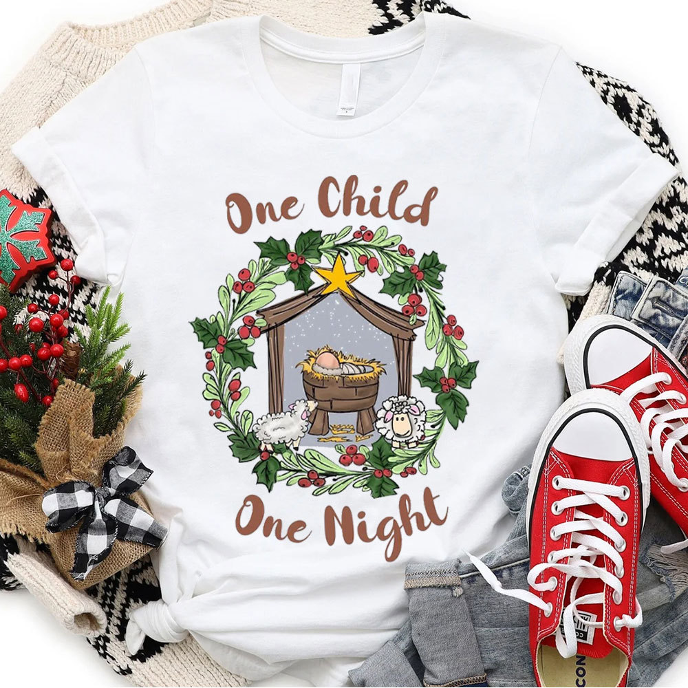 One Child One Night Christian Christmas T-Shirt