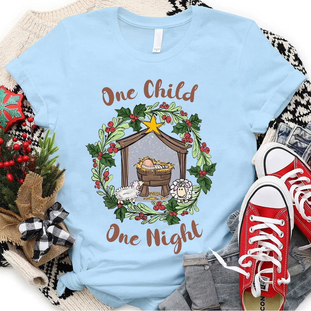 One Child One Night Christian Christmas T-Shirt