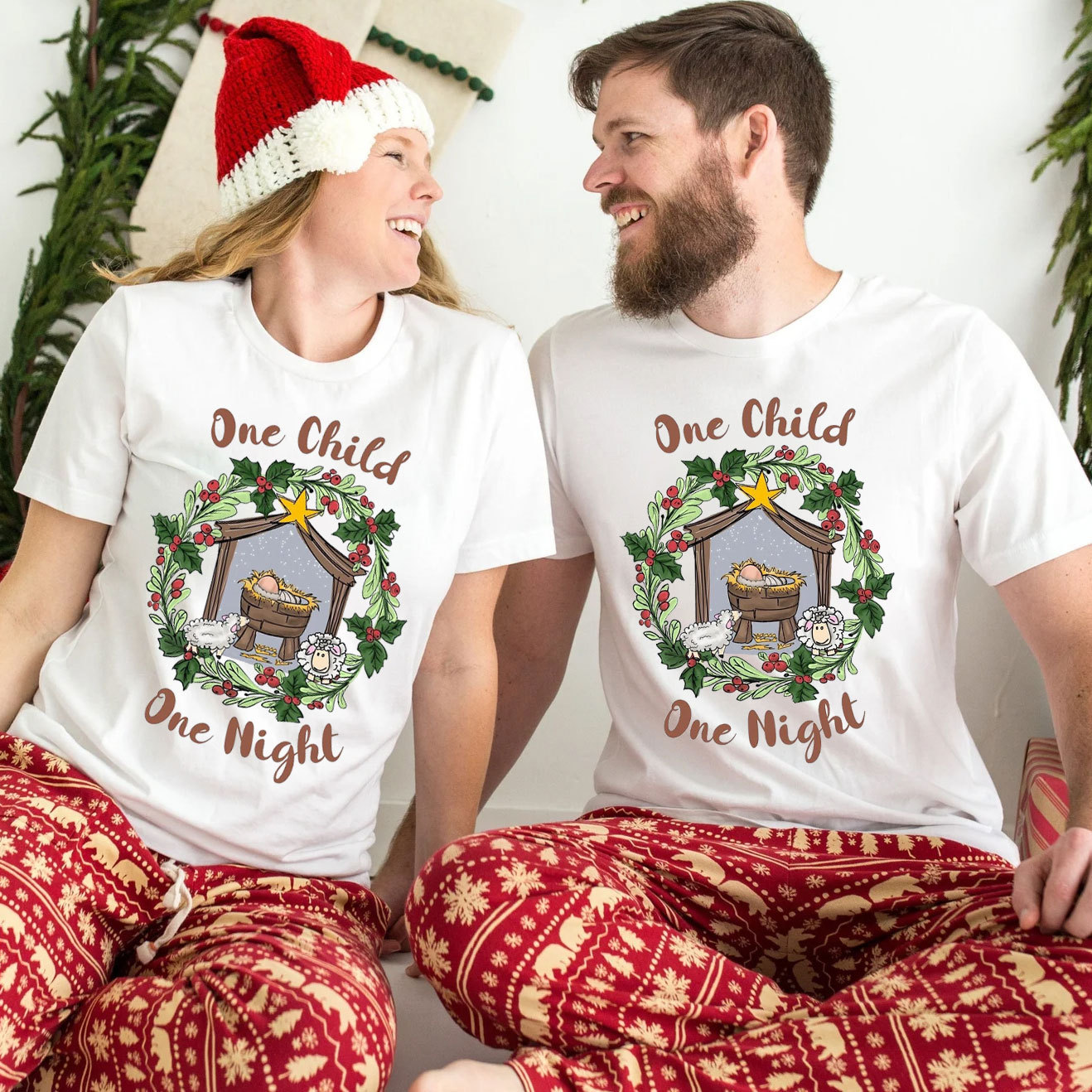 One Child One Night Christian Christmas T-Shirt