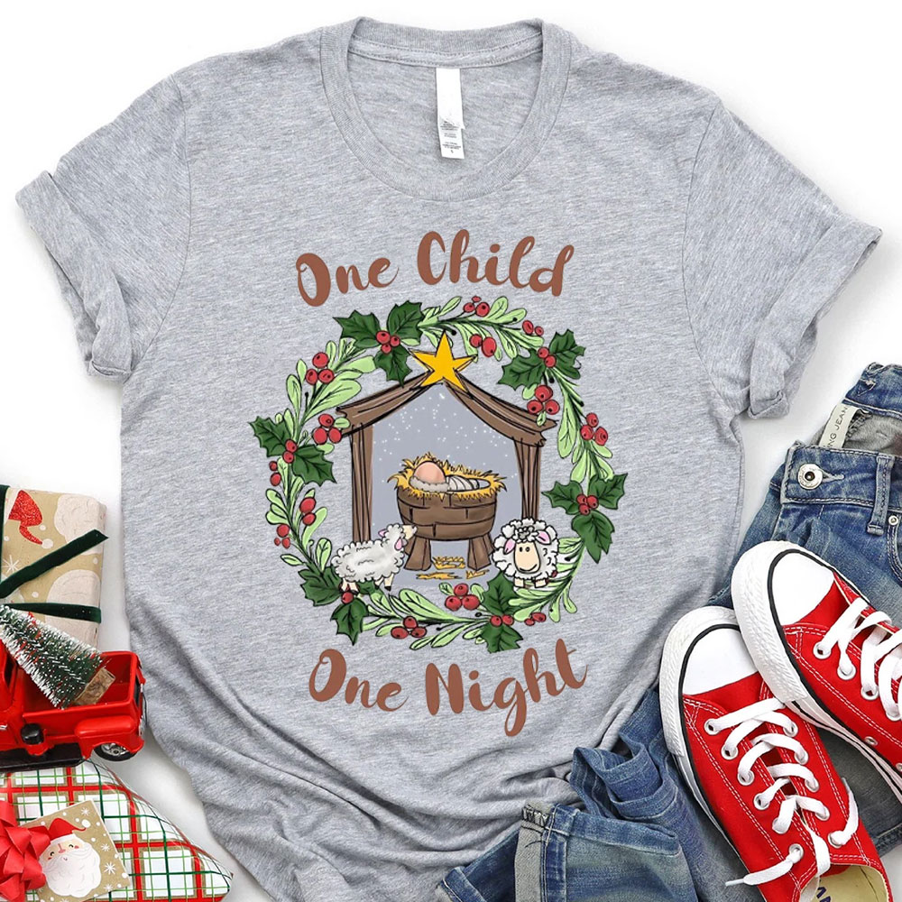 One Child One Night Christian Christmas T-Shirt