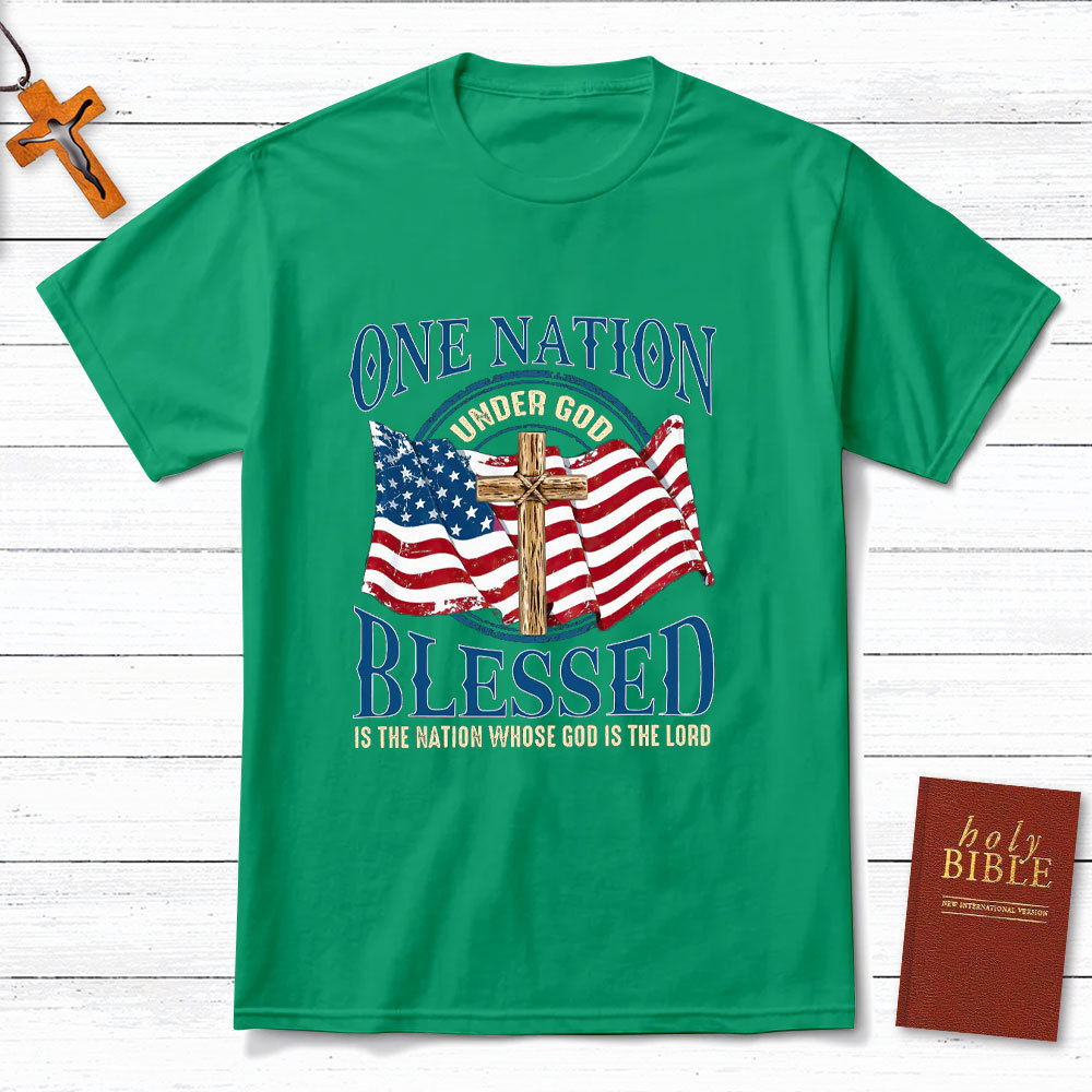 One Nation Blessed Christian T-Shirt