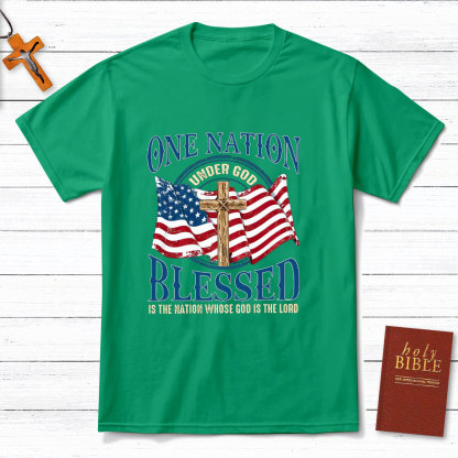 One Nation Blessed Christian T-Shirt