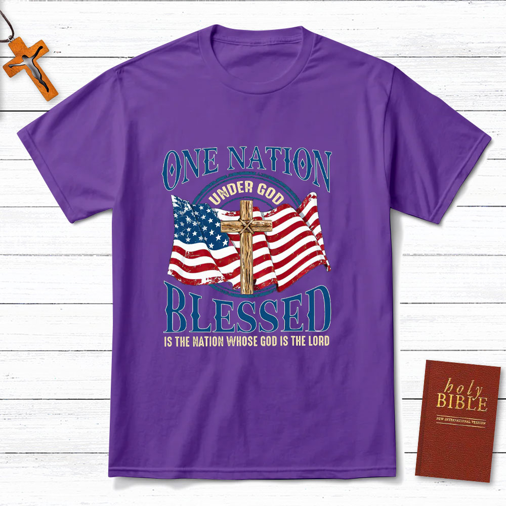 One Nation Blessed Christian T-Shirt