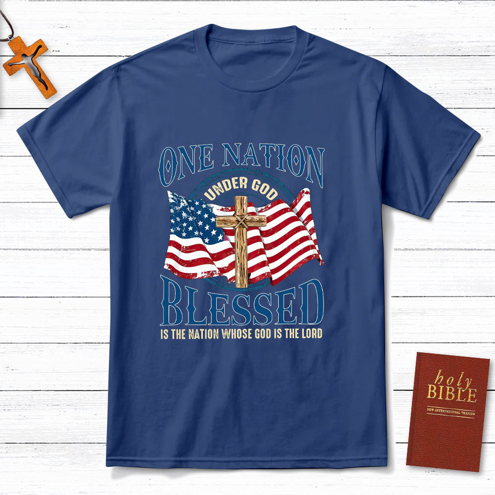 One Nation Blessed Christian T-Shirt