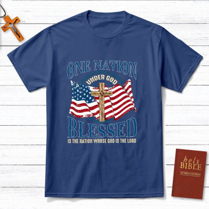 One Nation Blessed Christian T-Shirt