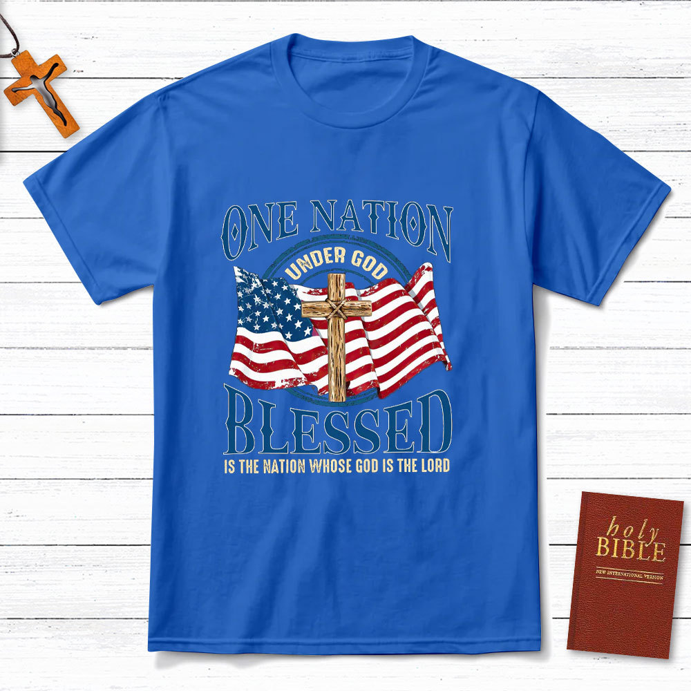One Nation Blessed Christian T-Shirt