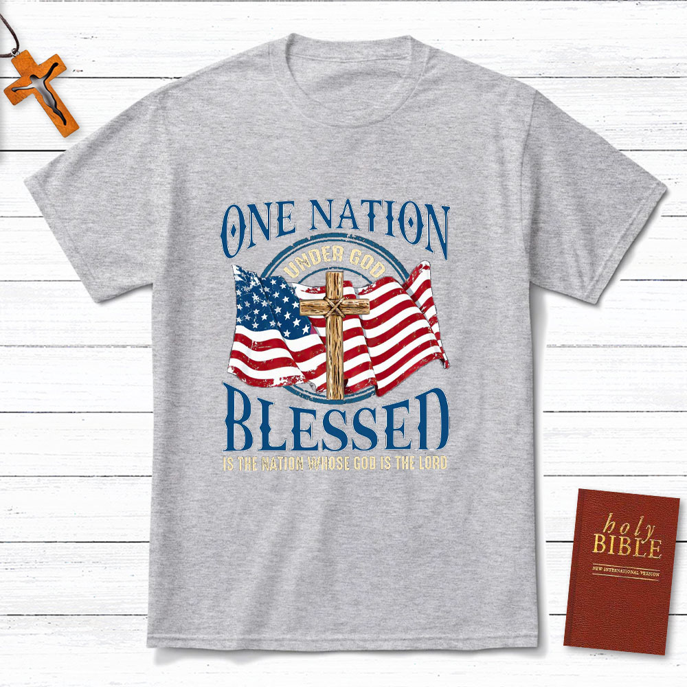 One Nation Blessed Christian T-Shirt