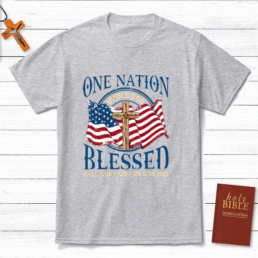 One Nation Blessed Christian T-Shirt