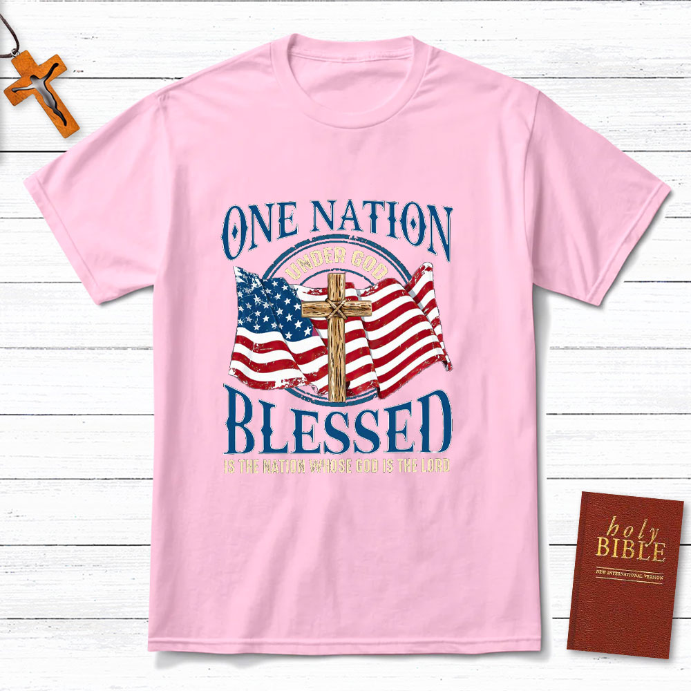 One Nation Blessed Christian T-Shirt