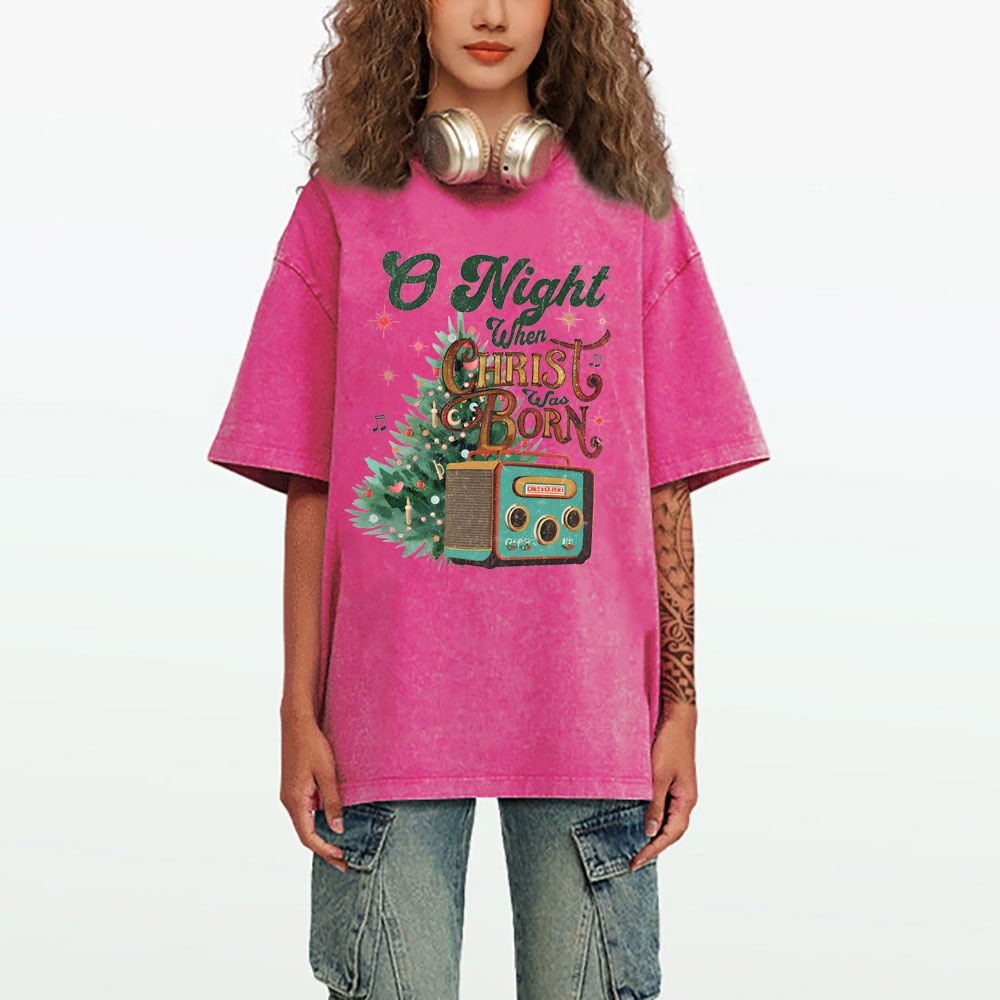 One Night Christian Washed T-Shirt