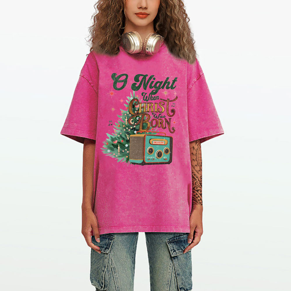 One Night Christian Washed T-Shirt