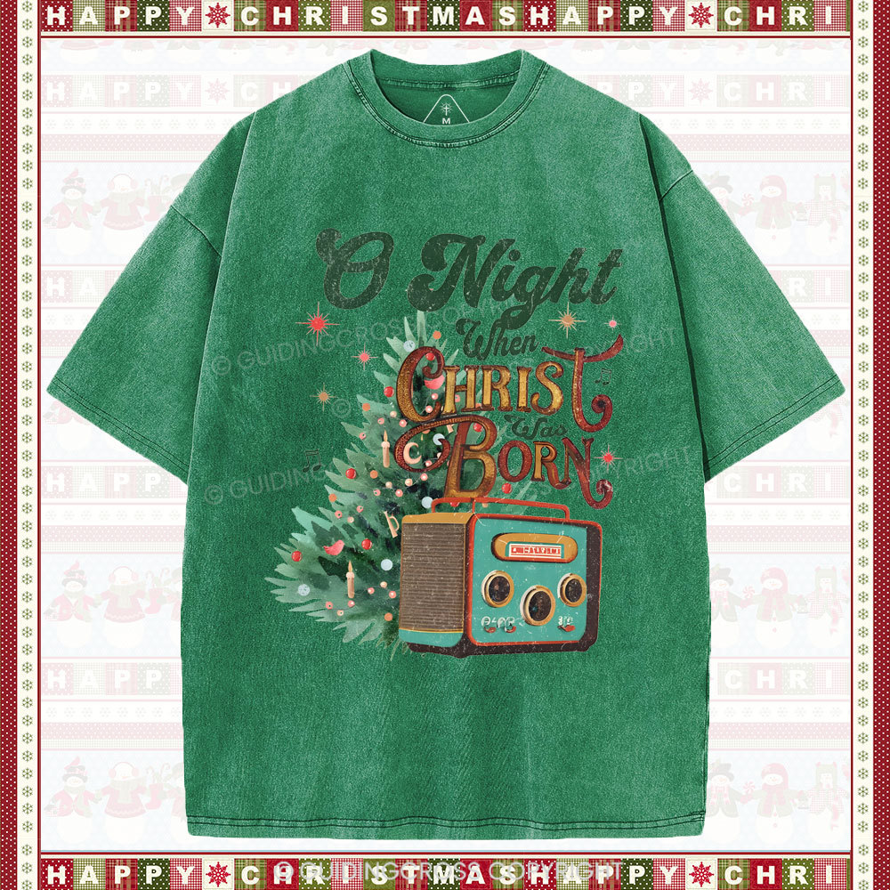 One Night Christian Washed T-Shirt